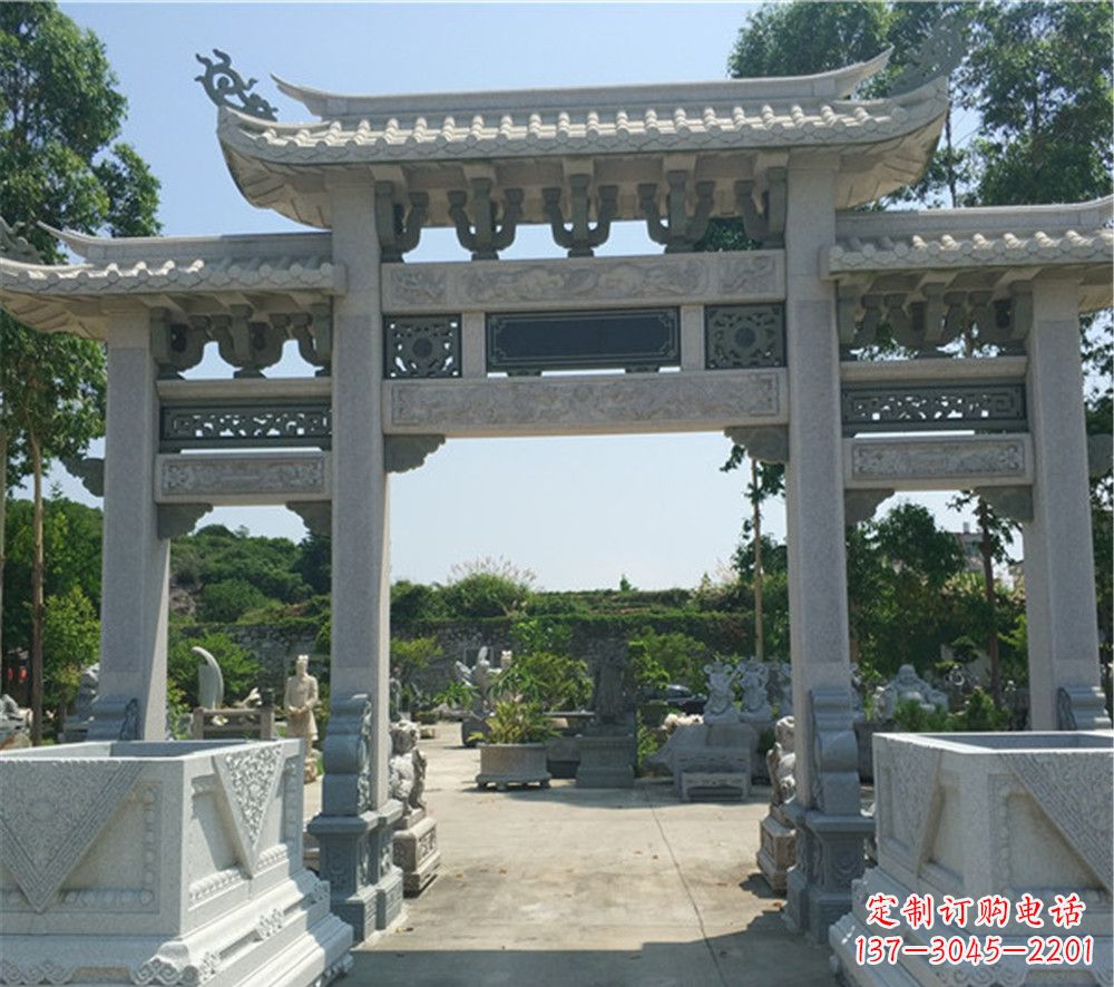 金华全国厂家特制农村石牌坊雕塑