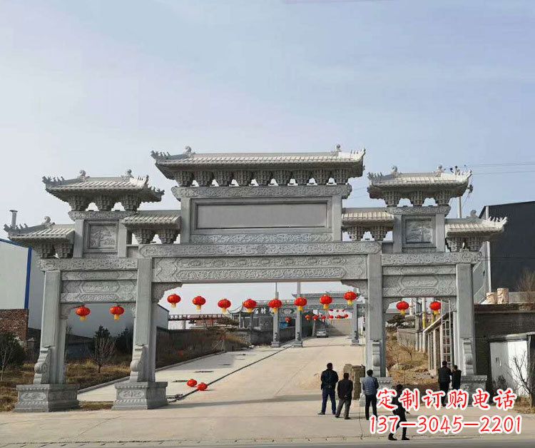 金华牌楼牌楼石雕