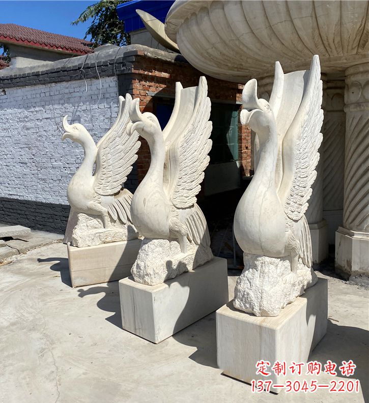 金华金羽天鹅雕塑,给您的公园带来浪漫景致