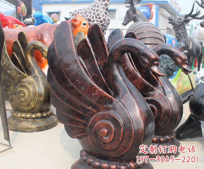 金华以无与伦比的艺术品呈现——中领雕塑天鹅雕塑
