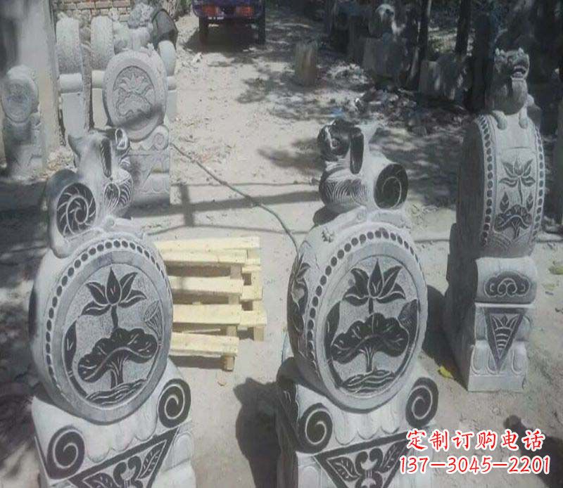 金华专业门墩雕塑制作打造精美高品质雕塑