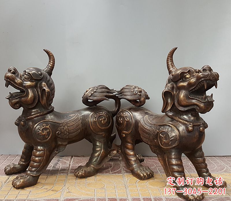 金华传统工艺:貔貅雕塑