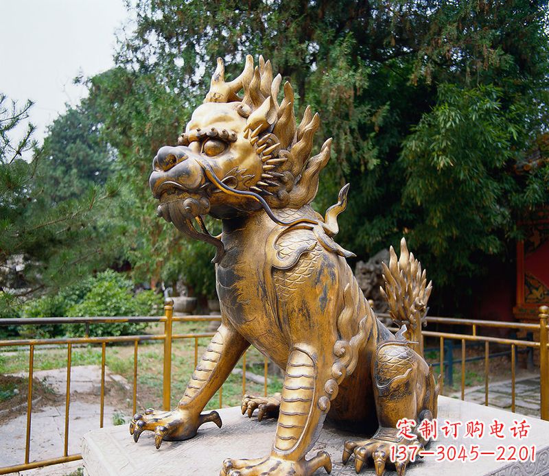 金华麒麟铸铜雕塑
