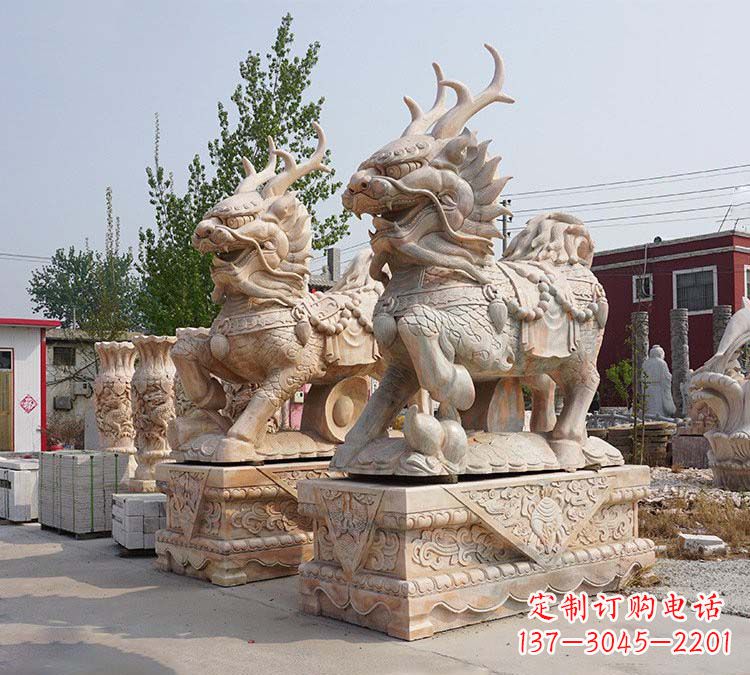 金华麒麟镇宅石雕