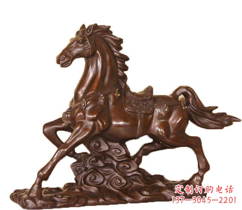 金华答案中领雕塑:精致马玻璃钢仿铜动物雕塑中…