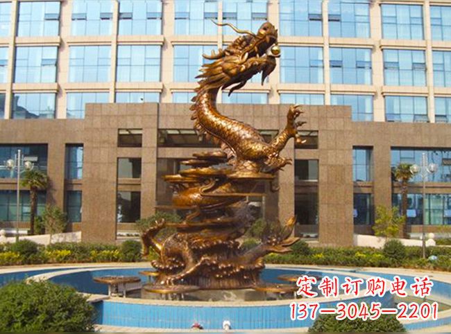 金华悠久传承高品质铜雕喷泉雕塑