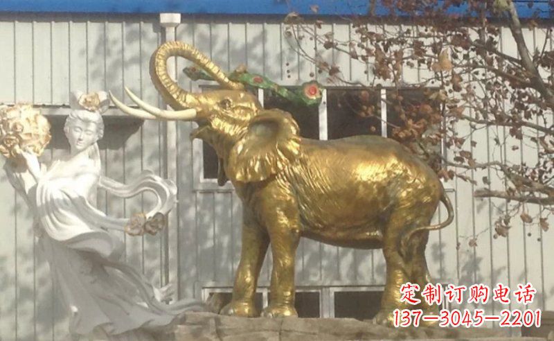 金华铜质大象雕塑，令人惊叹的精湛工艺