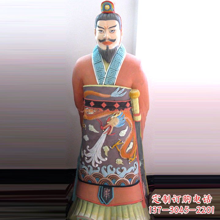 金华中国领先的秦始皇钢玻璃雕塑