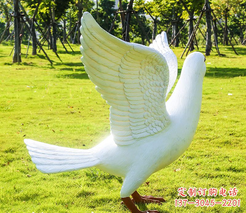 金华以和平鸽为灵感,用雕塑记录世界和平