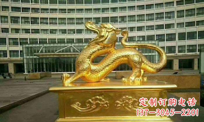 金华正宗青龙铜雕,精致细腻的艺术品