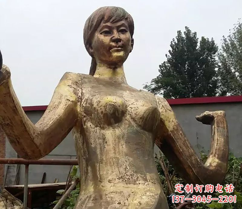 金华中领雕塑的精美青年雕塑经典实物塑造,给人…