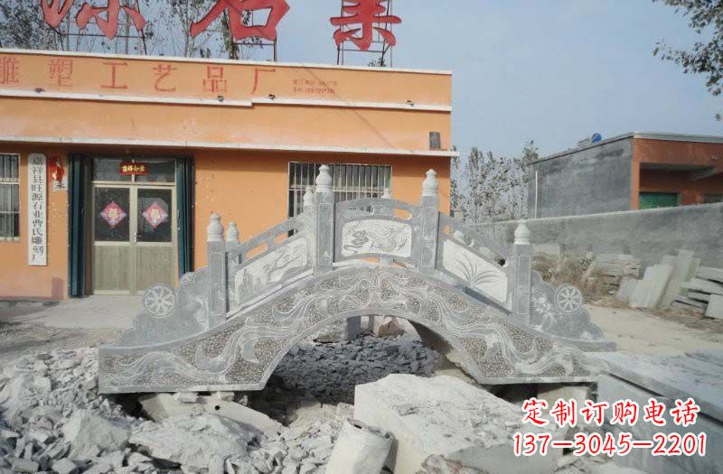 金华青石仿古拱桥雕塑,令领雕塑为您打造