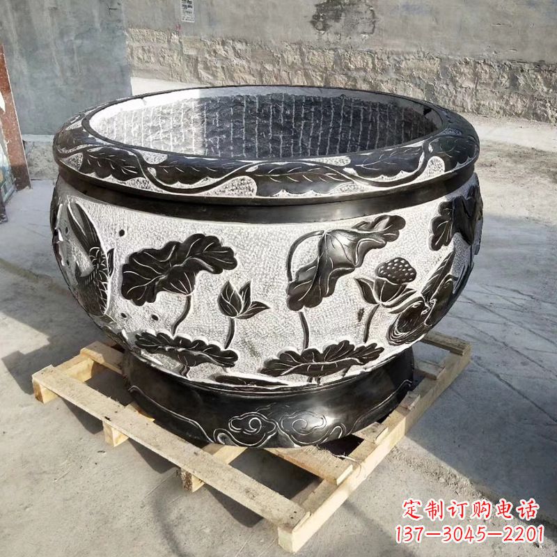 金华欣赏古典韵味,青石仿古水缸雕塑尽显典雅