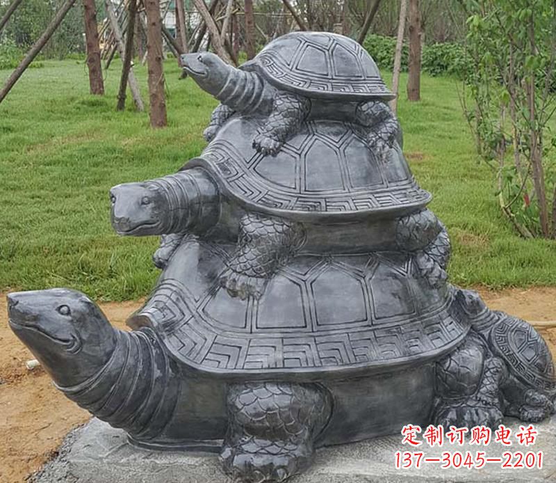 金华精美耐看的海龟母子雕塑