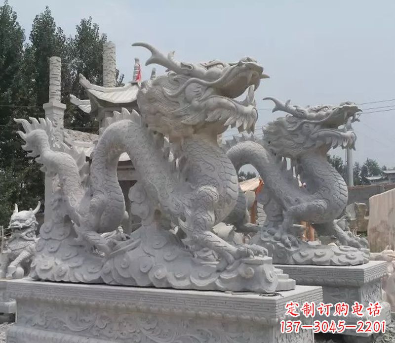 金华高质量青石龙雕制作