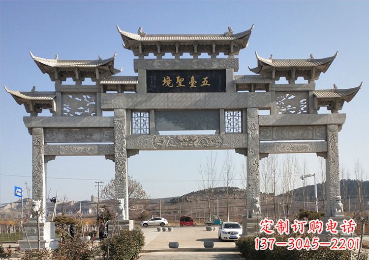 金华青石牌坊雕塑:精美瑰丽古朴简洁