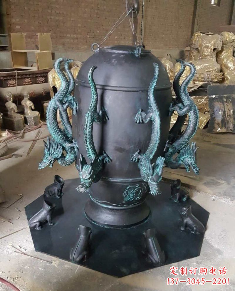 金华中领青铜地动仪雕塑