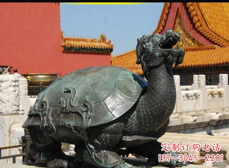 金华青铜故宫龙龟雕塑