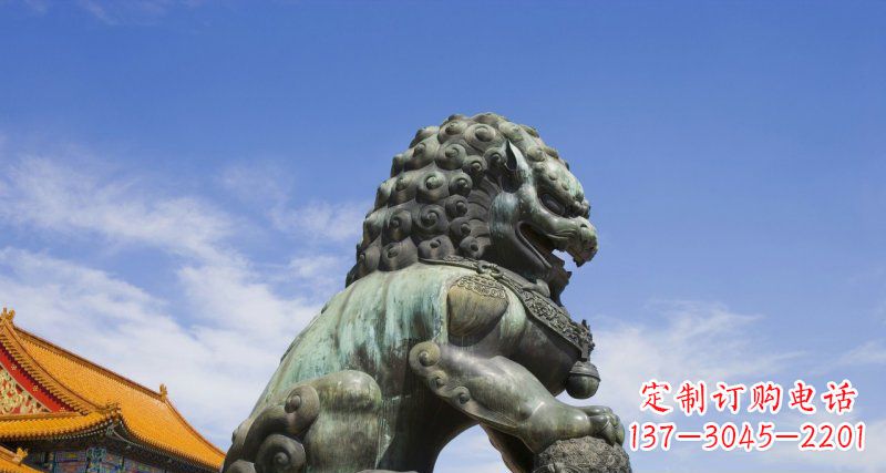 金华青铜故宫狮子雕塑--精美绝伦