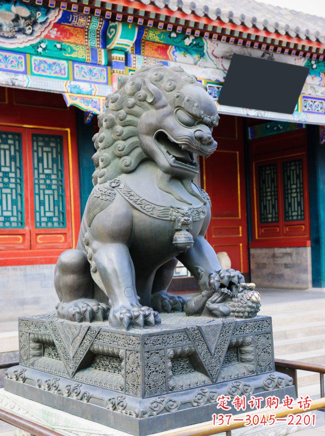 金华青铜狮子雕塑,精美北京狮雕塑