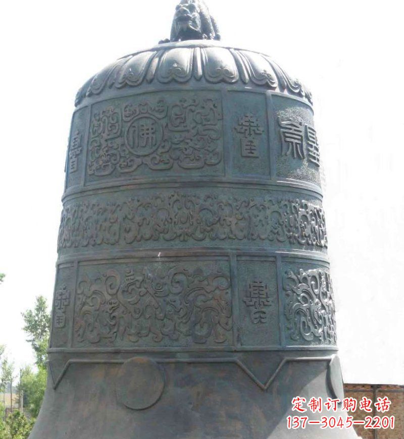 金华青铜钟雕塑 (2)