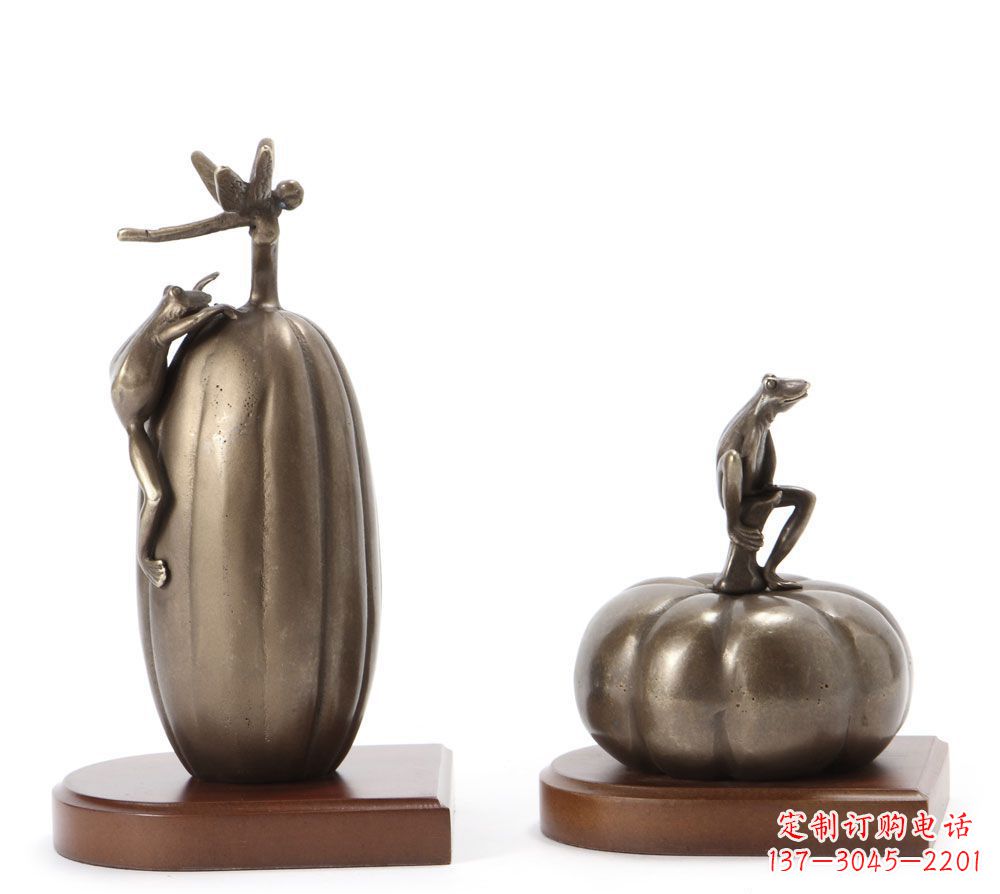 金华艺术青蛙铜雕:真实逼真可爱