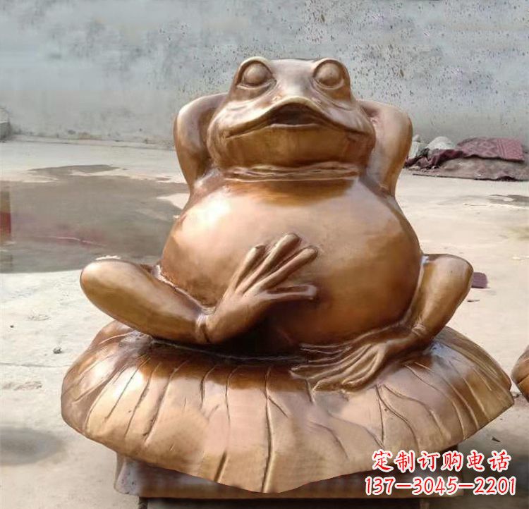 金华青蛙铜雕铸铜雕塑