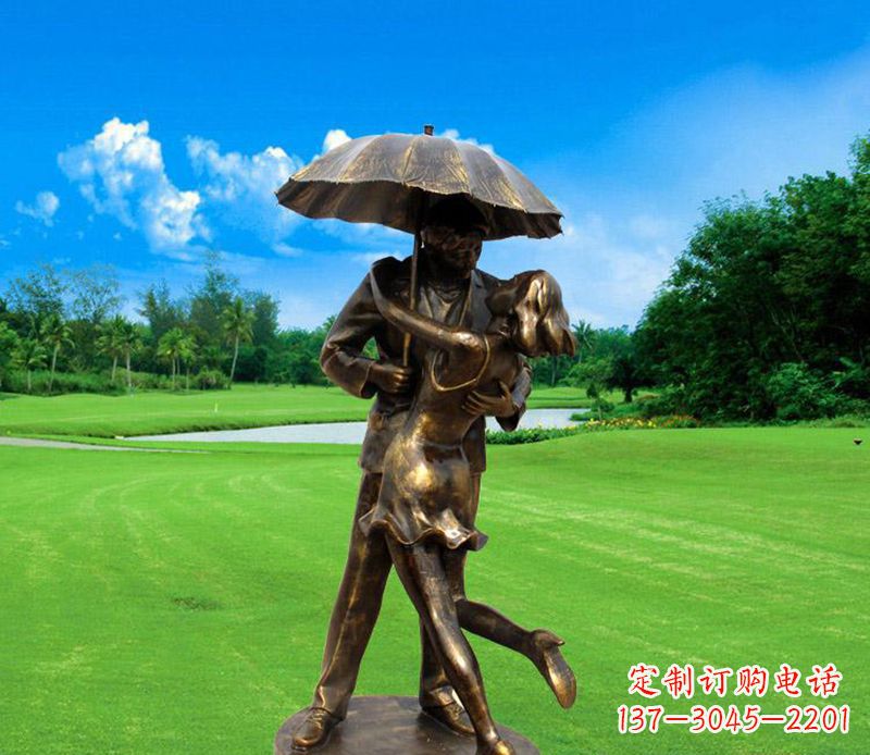 金华中领雕塑-专业制作情侣公园景观雕塑