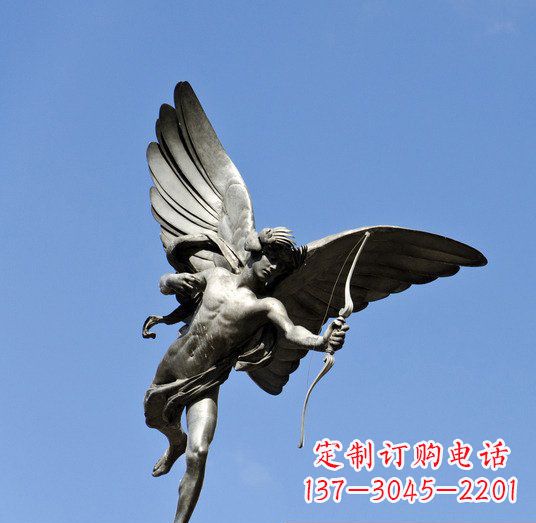 金华拥有传奇色彩的丘比特铜雕塑