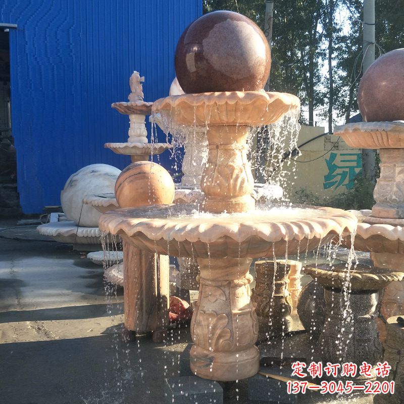 金华曲阳风水球雕塑,营造财运亨通的好运符