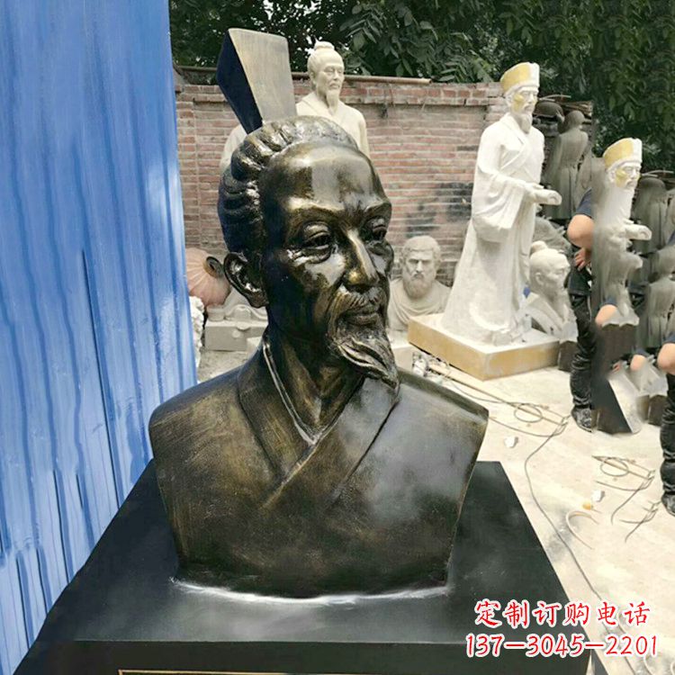 金华屈原雕塑仿铜头像,让您享受美好的艺术之美