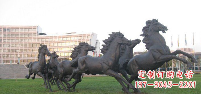 金华群马公园动物铜雕,让艺术描绘你的故事