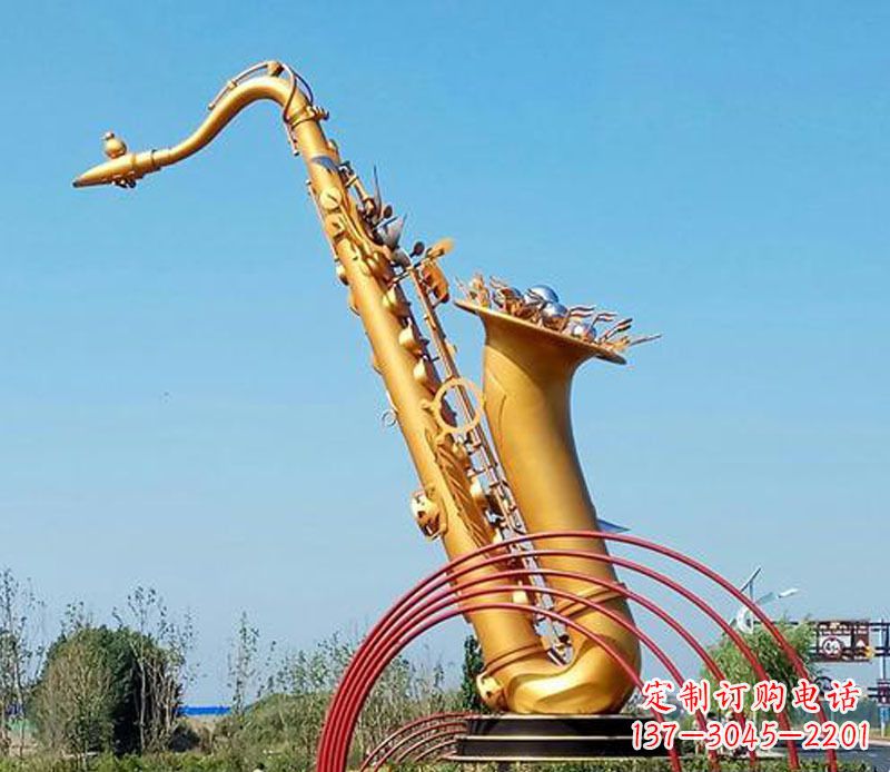 金华中领雕塑:萨克斯铜雕高质量制作
