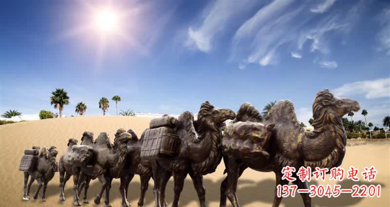金华中领雕塑沙漠骆驼铜雕制作工艺与定制标准