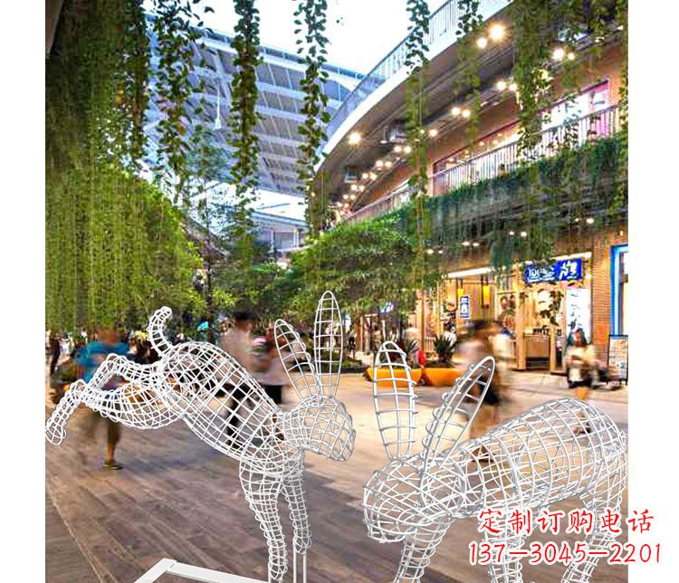 金华中领雕塑的精致兔子雕塑