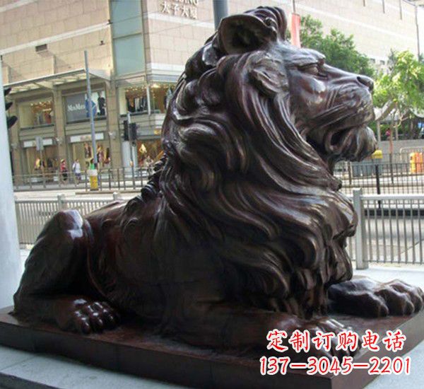 金华汇丰铜狮子雕塑,引领潮流,传承中国古典文化