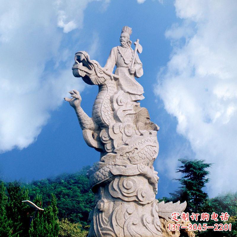 金华具有历史意义的颛顼汉白玉雕塑
