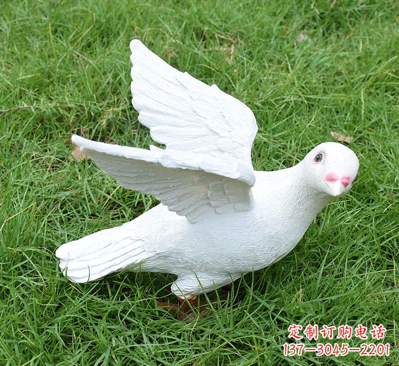 金华少女和平鸽雕塑