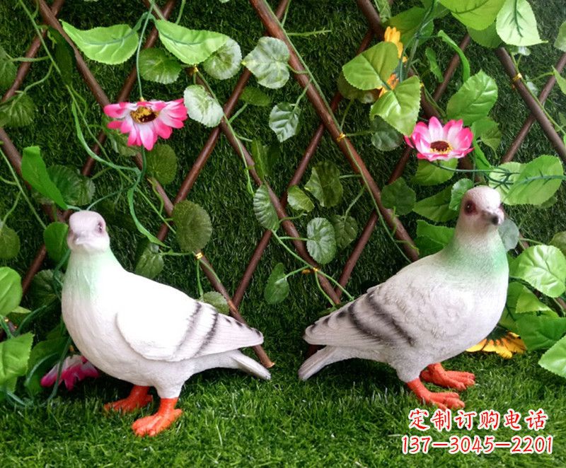 金华传递和平的鸽子雕塑