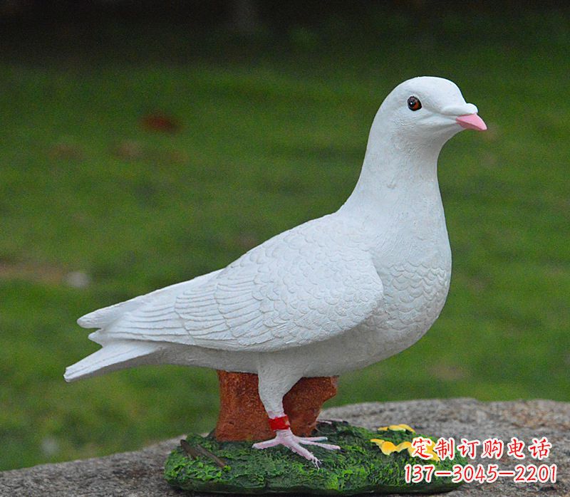 金华美丽的和平鸽雕塑,传递暖暖的正能量