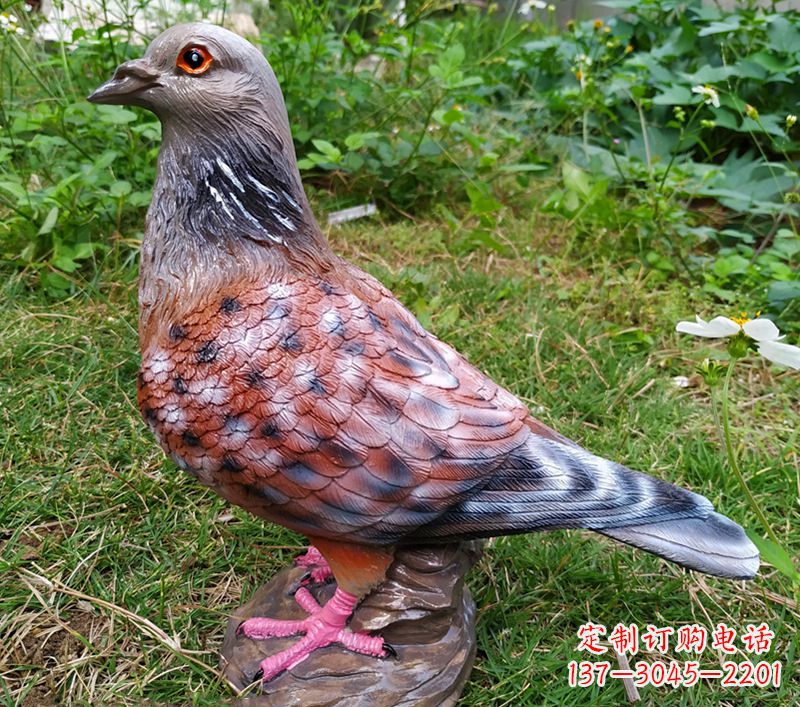 金华中领雕塑推出:传递和平象征的和平鸽雕塑