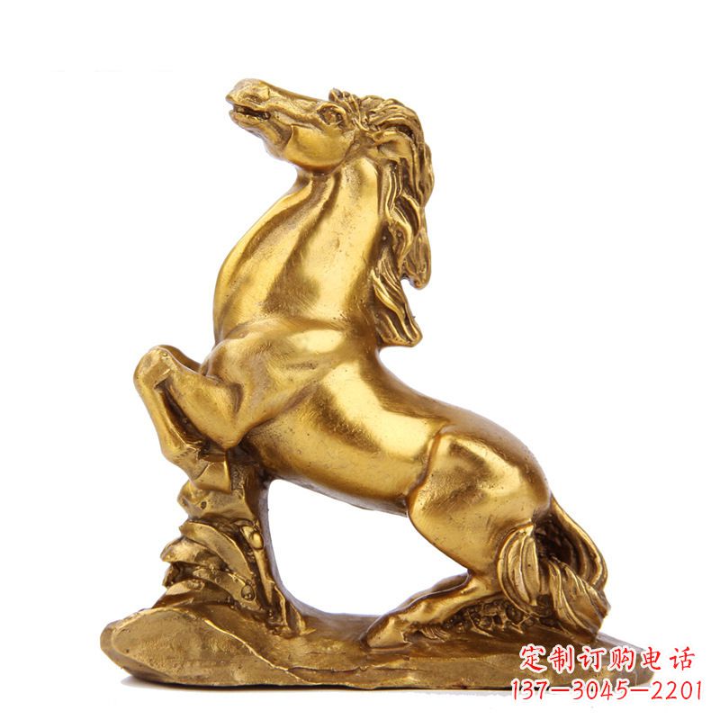 金华精致铸铜马雕塑,古典微雕叠置美感