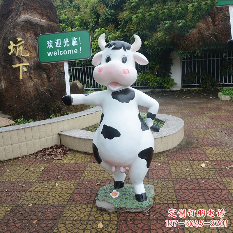 金华中领雕塑:生肖牛卡通雕塑