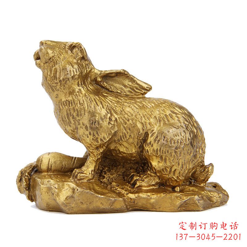 金华精美铸铜鎏金动物雕塑