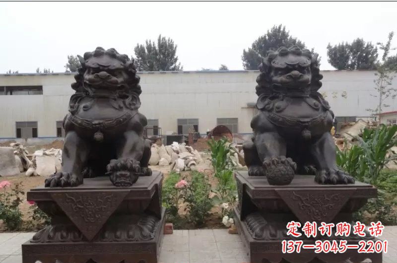 金华精灵定制狮子铜雕塑