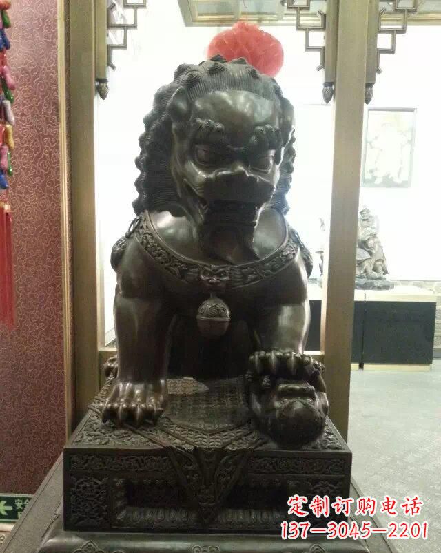 金华狮子铸铜雕塑