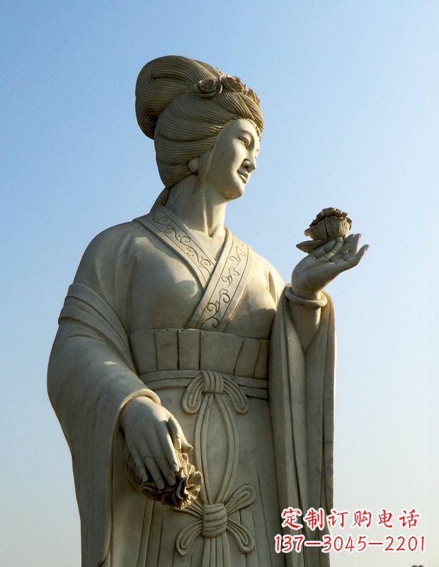 金华中领雕塑推出的古典美人雕塑,是一个古典美…