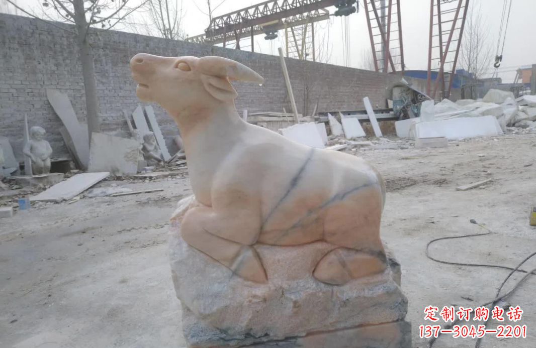 金华精美动物十二生肖石雕