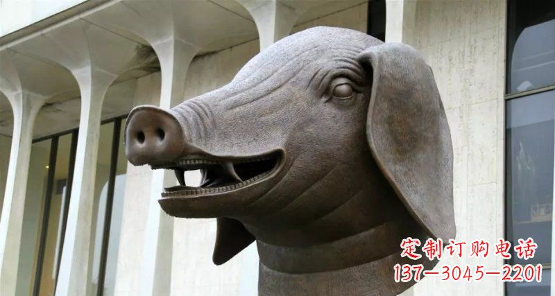 金华中领雕塑十二生肖铜雕,带来家庭的幸福祝福