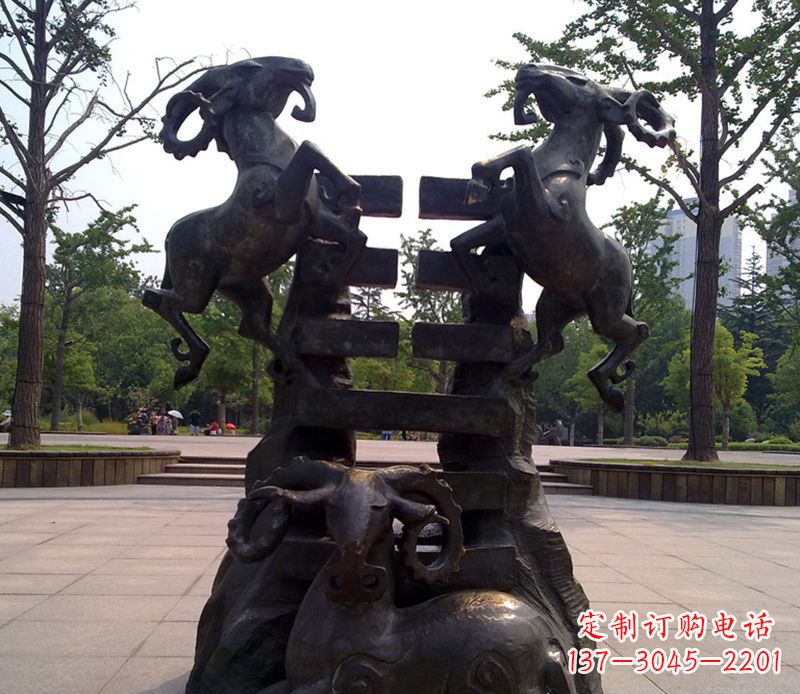 金华传统工艺铜雕十二生肖